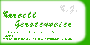 marcell gerstenmeier business card